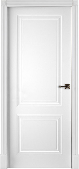Дверь межкомнатная "Богемия" Эмаль белая