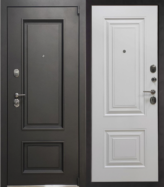 Дверь Входная "Эталон"  Муар коричневый